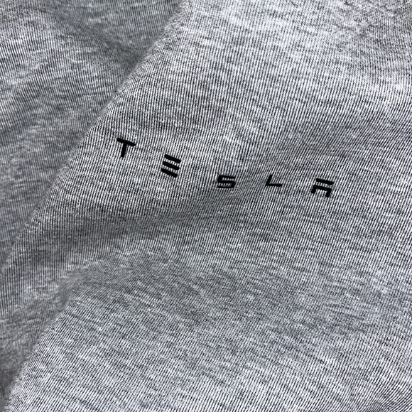 Mens Tesla Hoodie Hooded Full Zipper Jacket Gray Performance Tech Slim Fit Tech - Picture 7 of 8